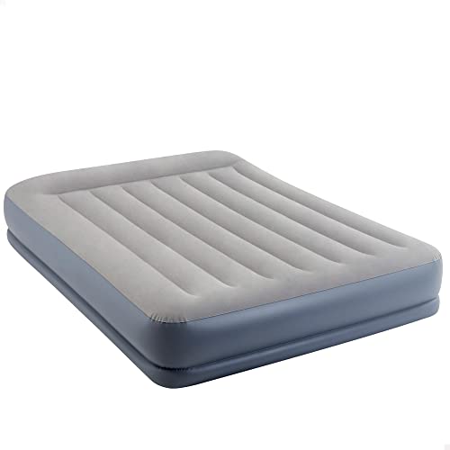 Intex 64118 - Colchón Hinchable Dura-Beam Standard Pillow Rest Midrise 152 x 203 x 30 cm